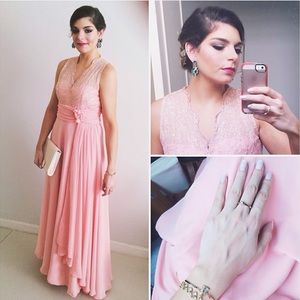 Lace and Chiffon Gown